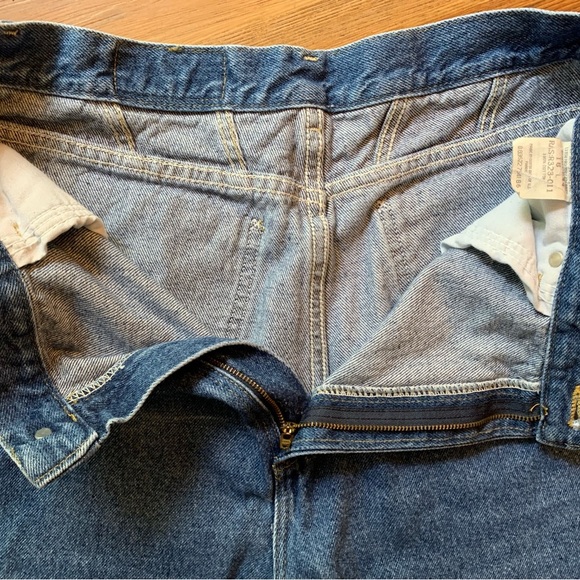 Riders 1305544 100% Cotton Rigid Medium Wash High Rise Straight Leg Jeans Sz 18L - Picture 6 of 13